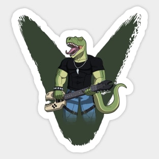 DINOMETAL - TYRANNOSAURUS Sticker